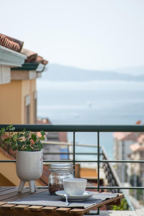 Precioso Atico Con Terraza Y Vistas A Silgar. Apartment Sanxenxo Bagian luar foto